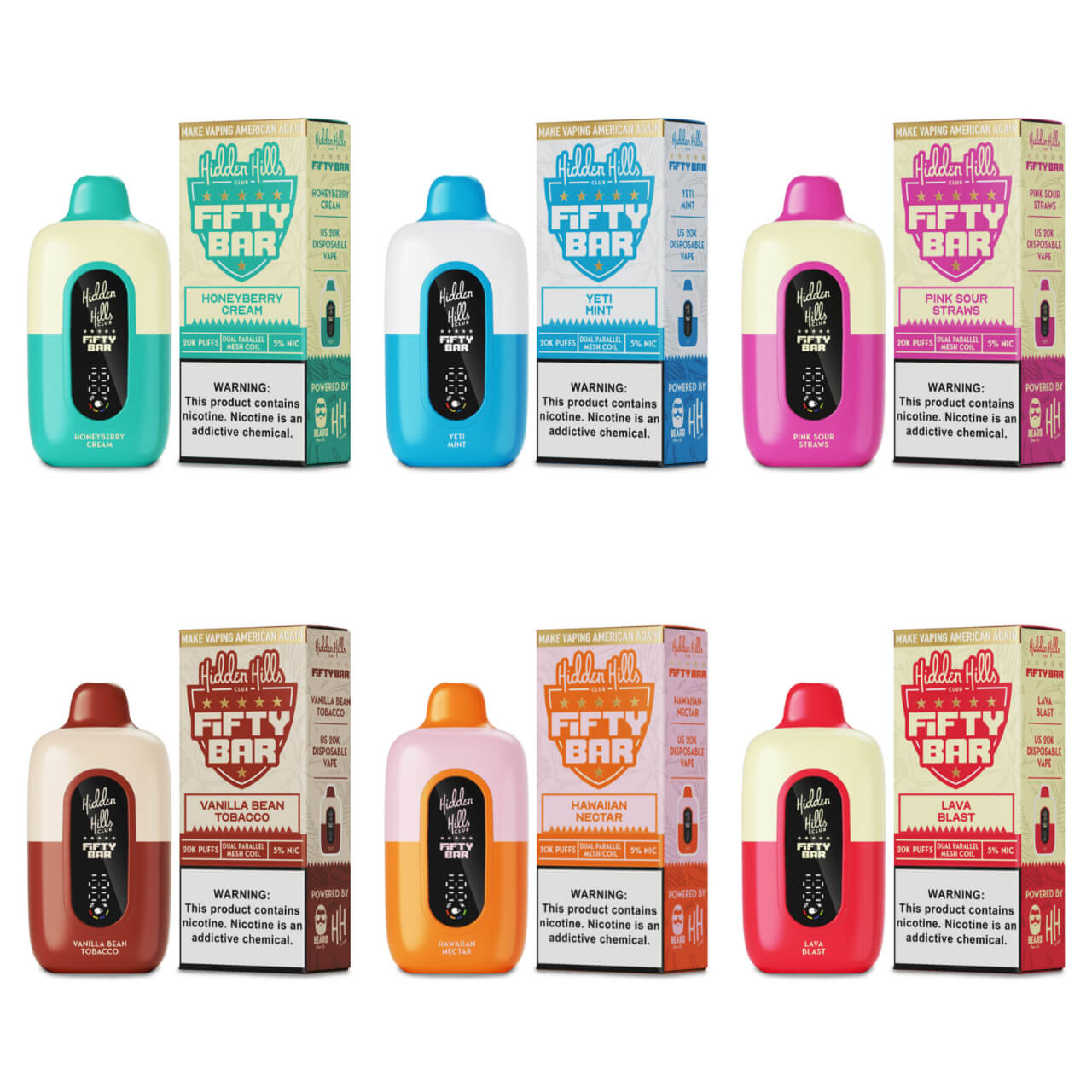 Fifty Bar Flavors