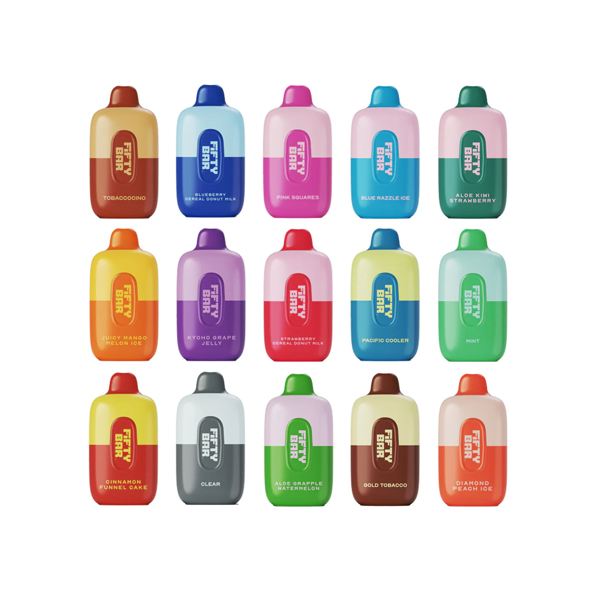 Fifty Bar Vape Flavors